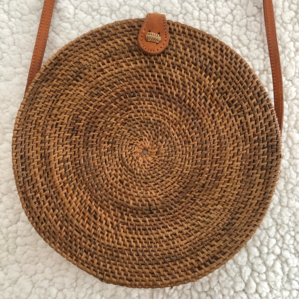 Rattan Bag Round